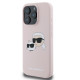 Karl Lagerfeld Liquid Silicone Double Heads MagSafe Case for iPhone 16 Pro - Pink Apple Cases Mobile