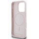 Karl Lagerfeld Liquid Silicone Double Heads MagSafe Case for iPhone 16 Pro - Pink Apple Cases Mobile