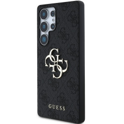 Guess PU 4G Metal Logo Case for Samsung Galaxy S25 Ultra - Black Guess PU 4G Metal Logo Case for Samsung Galaxy S25 Ultra - Black