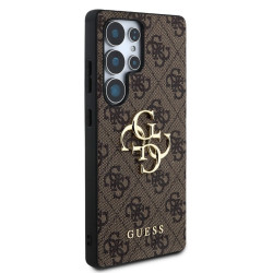 Guess PU 4G Metal Logo Case for Samsung Galaxy S25 Ultra - Brown Guess PU 4G Metal Logo Case for Samsung Galaxy S25 Ultra - Brown