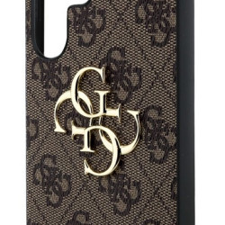 Guess PU 4G Metal Logo Case for Samsung Galaxy S25 Ultra - Brown Guess PU 4G Metal Logo Case for Samsung Galaxy S25 Ultra - Brown