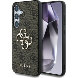 Guess PU 4G Metal Logo Case for Samsung Galaxy S25 - Brown Guess PU 4G Metal Logo Case for Samsung Galaxy S25 - Brown