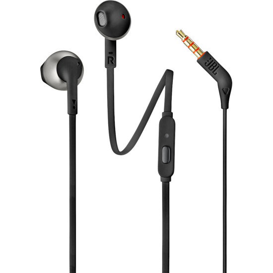 JBL Tune 205 Earbuds Handsfree 3,5mm - Black Bluetooth / Headsets / Speakers