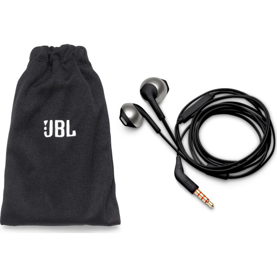 JBL Tune 205 Earbuds Handsfree 3,5mm - Black Bluetooth / Headsets / Speakers
