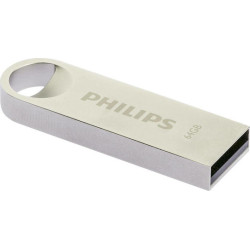 Philips Moon 64GB USB 2.0 Stick - Silver Philips Moon 64GB USB 2.0 Stick - Silver