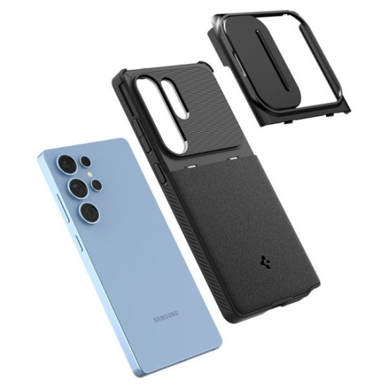 Spigen Optik Armor Galaxy S25 Ultra - Black (ACS08969) Samsung Cases Mobile