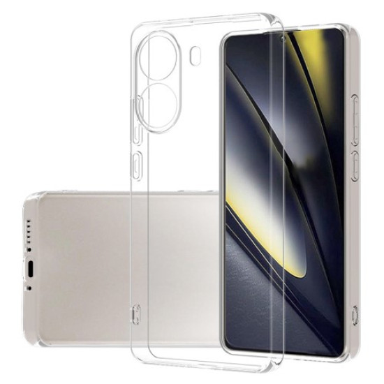 For Xiaomi Poco X7 Pro 5G Clear Phone Case Ultra-Thin Flexible TPU Back Cover XIAOMI Cases Mobile