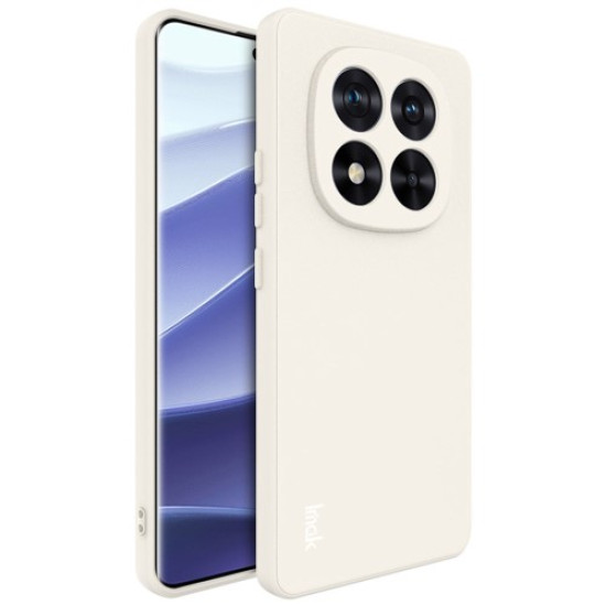 IMAK UC-4 Series for Xiaomi Redmi Note 14 Pro 5G / Poco X7 5G TPU Case Soft Phone Cover Straight Edge - White XIAOMI Cases Mobile