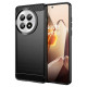For OnePlus 13 Case Carbon Fiber Texture Brushed Anti Fingerprint Phone Back Cover - Black OnePlus Mobile Cases