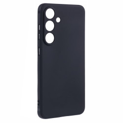 For Samsung Galaxy S25 Case Precise Cut-Outs Straight Edge TPU Shockproof Phone Cover - Black For Samsung Galaxy S25 Case Precise Cut-Outs Straight Edge TPU Shockproof Phone Cover - Black