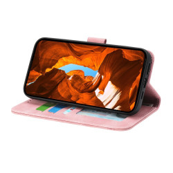 DIERFENG DF-03 Θήκη Πορτοφόλι με Βάση Στήριξης Σχέδιο με Γραμμές για Samsung Galaxy S25 - Ροζ DIERFENG DF-03 Θήκη Πορτοφόλι με Βάση Στήριξης Σχέδιο με Γραμμές για Samsung Galaxy S25 - Ροζ