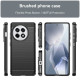Phone Case for OnePlus 13R 5G / Ace 5 5G / Ace 5 Pro 5G Protective Cover Carbon Fiber Texture Brushed - Black OnePlus Mobile Cases