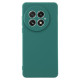 For OnePlus 13 Case Precise Cutouts Straight Edge TPU Shockproof Phone Cover - Army Green OnePlus Mobile Cases
