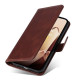 For OnePlus 13 Case Wallet PU Leather Folio Flip Phone Cover - Brown OnePlus Mobile Cases