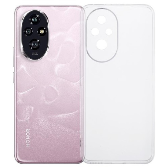 For Honor 200 5G Shockproof Case 1.5mm Thickness Clear TPU Phone Cover Huawei Cases Mobile