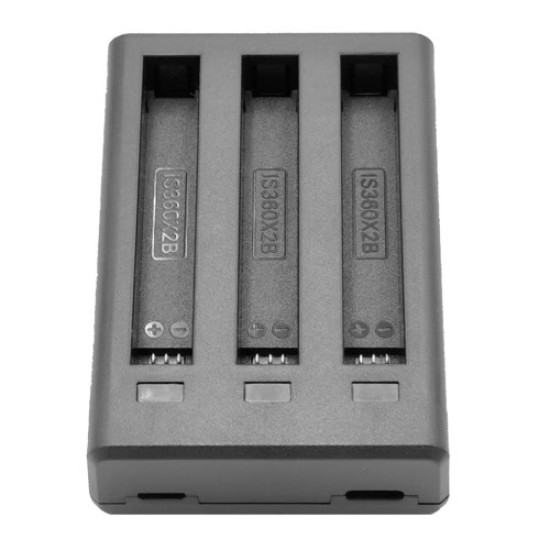 AI71 Camera Battery USB Charger Three Slots Charging Dock Fast Charging Station for Insta360 ONE X2 Apple Cables Adapters & Chargers