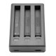 AI71 Camera Battery USB Charger Three Slots Charging Dock Fast Charging Station for Insta360 ONE X2 Apple Cables Adapters & Chargers