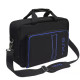 Carrying Case for Sony PS5 Travel Storage Bag for Game Cards Protective Shoulder Bag for Controllers HD/USB Cable Accessories Bag - Black / Blue Gaming