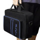 Carrying Case for Sony PS5 Travel Storage Bag for Game Cards Protective Shoulder Bag for Controllers HD/USB Cable Accessories Bag - Black / Blue Gaming