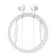JOYROOM EW01 3.5mm Plug Half-in-ear Earphones with HD Mic Wired Headphones Bluetooth / Headsets / Speakers