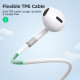 JOYROOM EW01 3.5mm Plug Half-in-ear Earphones with HD Mic Wired Headphones Bluetooth / Headsets / Speakers