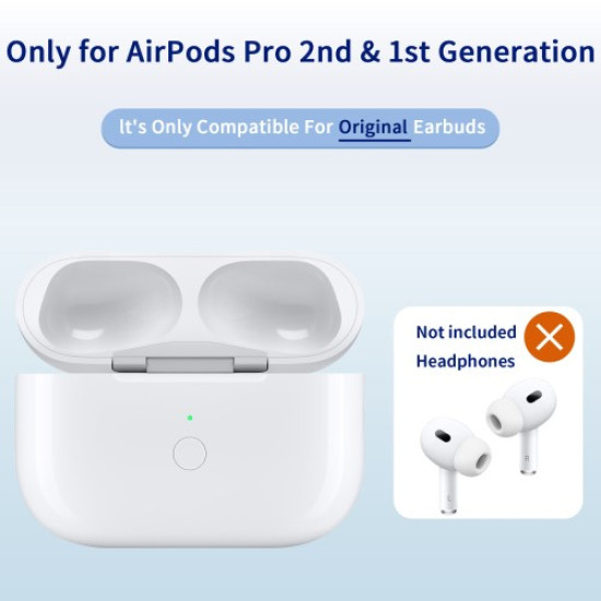 A003P For AirPods Pro 1 / 2 680mAh Charging Box Earphone Wireless Charging Case, 8 Pin Interface Gadgets - Toys - Hobby