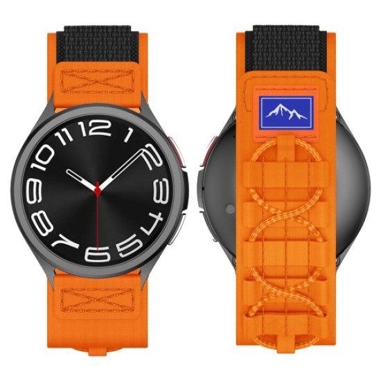 Universal 22mm Strap for Samsung Galaxy Watch3 45mm / Galaxy Watch 46mm / Huawei Watch Ultimate Design Nylon Watch Band - Orange Gadgets - Toys - Hobby