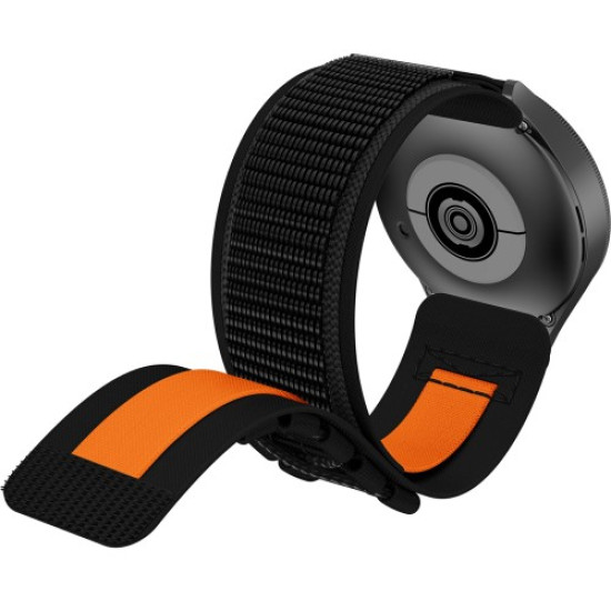 Universal 22mm Strap for Samsung Galaxy Watch3 45mm / Galaxy Watch 46mm / Huawei Watch Ultimate Design Nylon Watch Band - Black Gadgets - Toys - Hobby