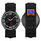 Universal 22mm Strap for Samsung Galaxy Watch3 45mm / Galaxy Watch 46mm / Huawei Watch Ultimate Design Nylon Watch Band - Black Gadgets - Toys - Hobby