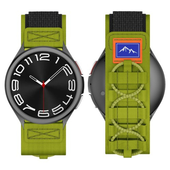 Universal 22mm Strap for Samsung Galaxy Watch3 45mm / Galaxy Watch 46mm / Huawei Watch Ultimate Design Nylon Watch Band - Green Gadgets - Toys - Hobby