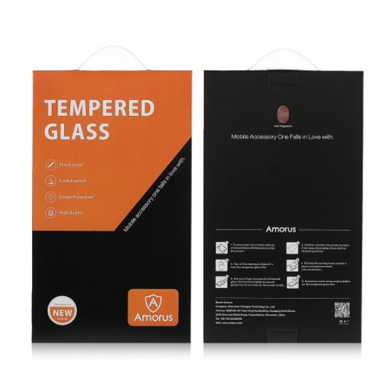 AMORUS Σκληρυμένο Γυαλί (Tempered Glass) Προστασία Οθόνης Πλήρης Κάλυψης για Xiaomi Redmi Note 13 Pro+ 5G XIAOMI Προστατευτικά οθόνης