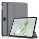 For OnePlus Pad Go / Oppo Pad Air 2 / Pad Neo Smart Case PU Leather Trifold Stand Tablet Cover - Grey Oppo Realme Tablet Cases