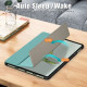 For OnePlus Pad Go / Oppo Pad Air 2 / Pad Neo Smart Case PU Leather Trifold Stand Tablet Cover - Blackish Green Oppo Realme Tablet Cases