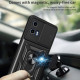 For Motorola Moto G04 4G / G24 4G Phone Shell PC+TPU Back Cover with Lens Protector + Kickstand - Green Motorola Cases Mobile
