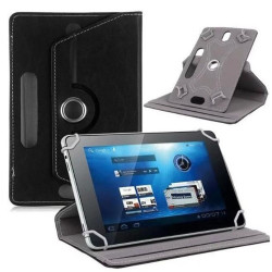 For 10 inch Tablet Protective Cover Universal 360-degree Rotary Stand Leather Tablet Case, Size: 26.5 x 17.5 x 1.2cm - Black For 10 inch Tablet Protective Cover Universal 360-degree Rotary Stand Leather Tablet Case, Size: 26.5 x 17.5 x 1.2cm - Black