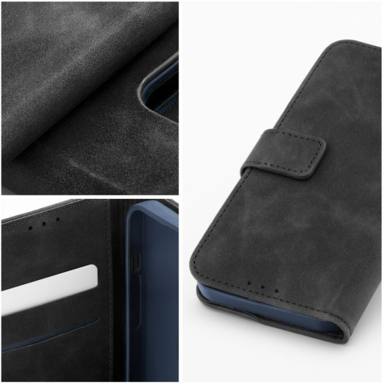 Tender Book Case for Samsung Galaxy A55 5G Card Slots - Black Samsung Cases Mobile