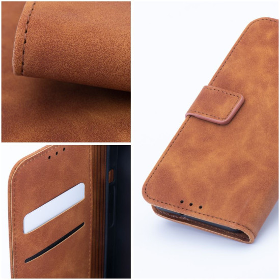 Tender Book Case for Samsung Galaxy A55 5G Card Slots - Brown Samsung Cases Mobile