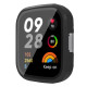 For Xiaomi Redmi Watch 3 Hard PC Watch Case Cover with Tempered Glass Screen Protector - Black Gadgets - Toys - Hobby