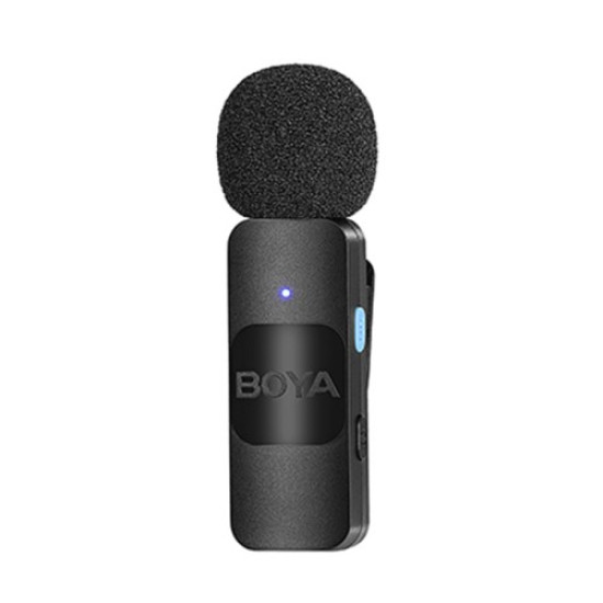 BOYA BY-V20 2.4Ghz Wireless Lavalier Microphones USB-C Mini Video Recording Mic with 2 Transmitters + 1 Receiver Gadgets - Toys - Hobby