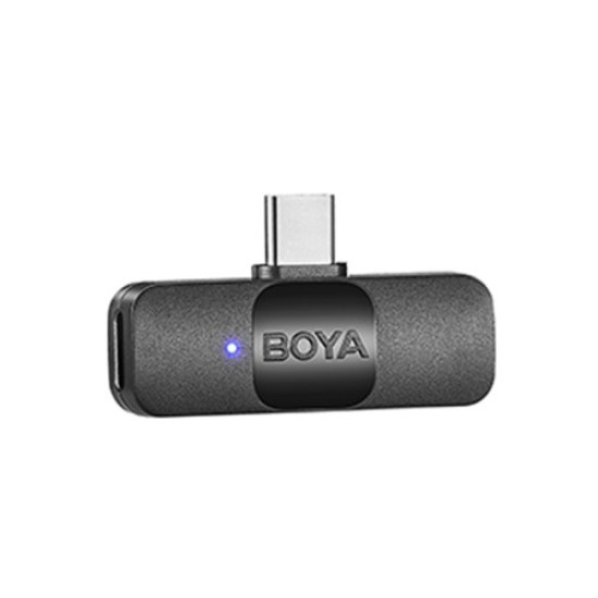 BOYA BY-V20 2.4Ghz Wireless Lavalier Microphones USB-C Mini Video Recording Mic with 2 Transmitters + 1 Receiver Gadgets - Toys - Hobby
