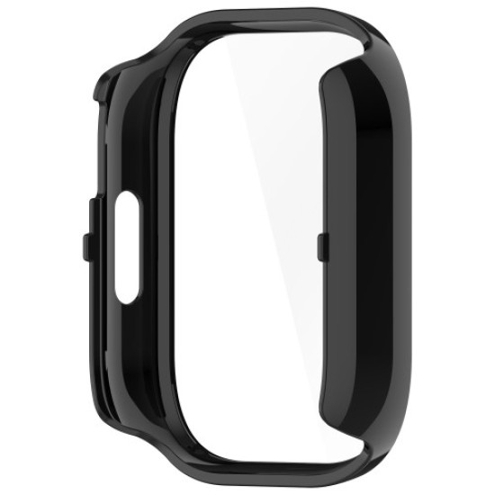 For Xiaomi Redmi Watch 5 Active PC Cover Watch Frame Case with Tempered Glass Screen Film - Black Gadgets - Toys - Hobby