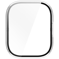 For Xiaomi Redmi Watch 5 Active PC Cover Watch Frame Case with Tempered Glass Screen Film - Transparent For Xiaomi Redmi Watch 5 Active PC Cover Watch Frame Case with Tempered Glass Screen Film - Transparent