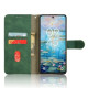 For TCL 50 Nxtpaper 5G Leather Case Skin-Feel Anti-Drop Wallet Flip Phone Cover - Green TCL Mobile Cases