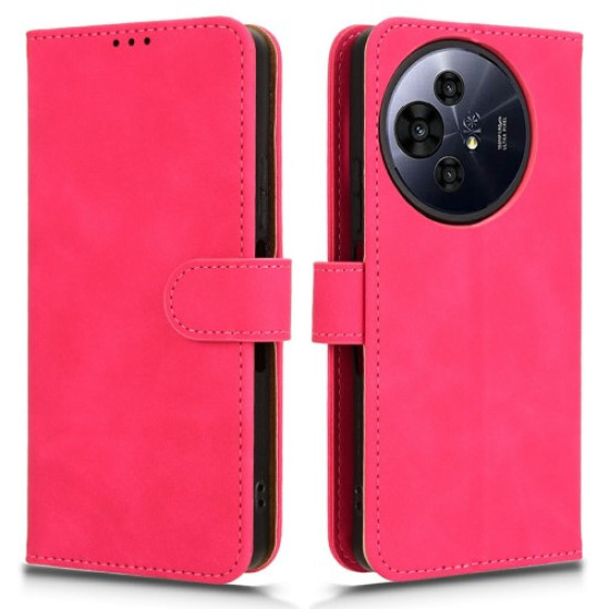 For TCL 50 Nxtpaper 5G Leather Case Skin-Feel Anti-Drop Wallet Flip Phone Cover - Rose TCL Mobile Cases
