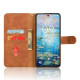 For TCL 50 Nxtpaper 5G Leather Case Skin-Feel Anti-Drop Wallet Flip Phone Cover - Brown TCL Mobile Cases