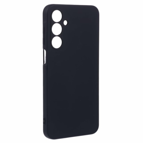 For Samsung Galaxy A16 5G Case TPU Back Soft Anti-Scratch Fiber Lining Phone Cover - Black Samsung Cases Mobile