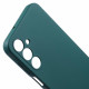 For Samsung Galaxy A16 5G Case TPU Back Soft Anti-Scratch Fiber Lining Phone Cover - Army Green Samsung Cases Mobile