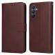 For Samsung Galaxy A16 5G / A16 4G Case PU Leather Phone Cover with Cash  /  Card Slots - Brown Samsung Cases Mobile