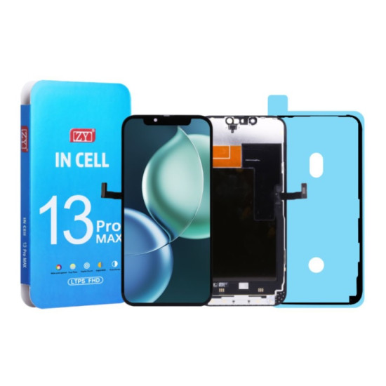 ZY LCD Screen with Digitizer Touch Screen for iPhone 13 Pro Max FHD1080p - Black Apple Parts