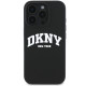DKNY Liquid Silicone Arch Logo MagSafe Case for iPhone 16 Pro Max - Black Apple Cases Mobile
